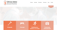 Desktop Screenshot of clinicasalus.it